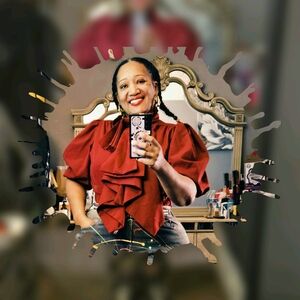 Chic Burgundy Bowtie Blouse